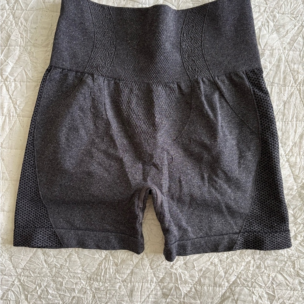 SHEIN Black Athletic Shorts with Elastic Waistband